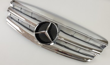 глянцевая CL-Look решетка для Mercedes S-Class W220  фото