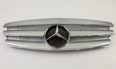 сіра тюнінгова CL-Look решітка для Mercedes S-Class W220 фото