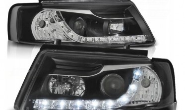 Фари передні VW Passat B5 дорестайл з діодними габаритами Daylight фото