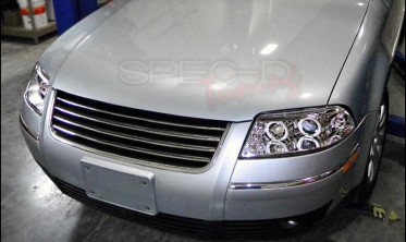 Фары с кольцами VW Passat B5 3BG хром фото