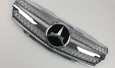 хром решетка радиатора для Mercedes SL-Class R230 (SL) фото