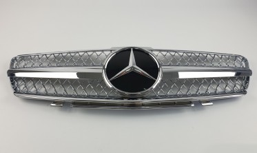 хром решетка радиатора для Mercedes SL-Class R230 (SL) фото