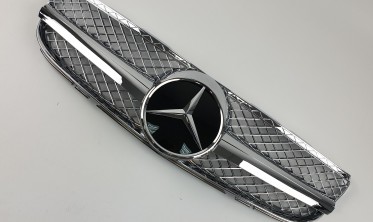 тюнинговая хром решетка для Mercedes SL-Class R230 (SL) фото