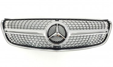 срібні грати для Mercedes V-Class W447 (Diamond) фото