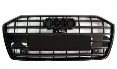тюнинг решетка радиатора для Audi A6 C8 стиль S-Line фото