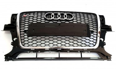 центральная черная решетка для Audi Q5 8R стиль RS) фото