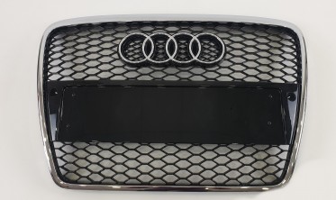 решетка под парктроники для Audi A6 C6 (в стиле RS) фото