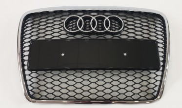тюнинг решетка радиатора в стиле RS для Audi A6 C6  фото