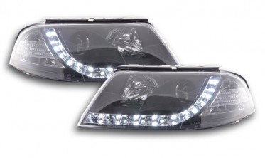 Фари передні VW Passat 3BG B5 з функцією ДХО, чорні фото