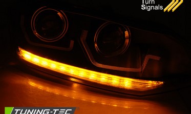 Линзованные фары VW POLO 6 2G с бегающими поворотами фото