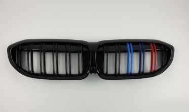 Центральные решетки в М-стиле для BMW 3 G20/G21 фото