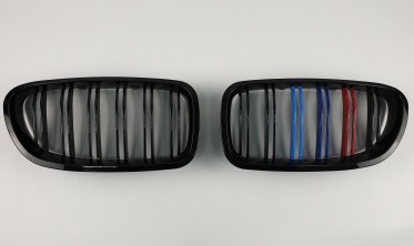 Тюнинг решетки в бампер для BMW 5 F10/F11 М-стиль фото