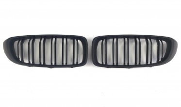 Черные тюнинг решетки (ноздри) для BMW 4 F32/F33/F36 фото