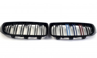 Центральные решетки (ноздри) для BMW 4 F32/F33/F36 в М-стиле фото