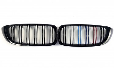 Центральные решетки (ноздри) для BMW 4 F32/F33/F36 в М-стиле фото