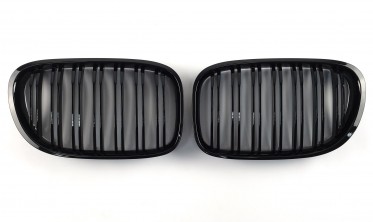 Чорна решітка для BMW 7 Series F01 / F02 фото