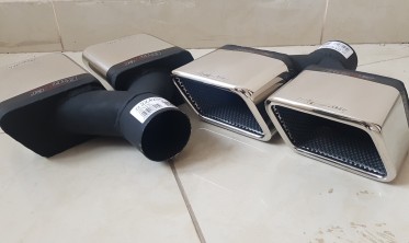Подвійна насадка для глушника Buzzer ZZ2X425L фото