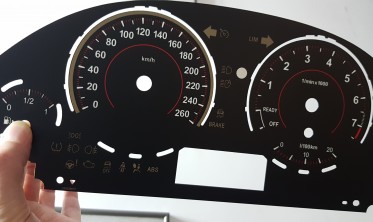 Шкала-замінник миль на км BMW X3 F25, F30, F31, F32, F33, F34, F36 фото