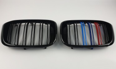 решетки тюнинговые (ноздри) для BMW X3 G01 / X4 G02 M-Look  фото