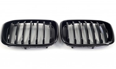 глянцевые решетки (ноздри) для BMW X3 G01 / X4 G02  фото