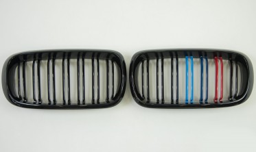 Решетки (ноздри) в М-стиле для BMW X5 F15 / X6 F16 цветные фото