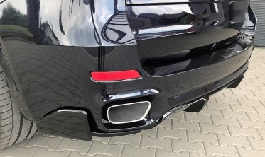 Накладка заднего бампера BMW X5 F15 M-pakiet в стиле M-performance фото