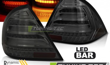 Темные задние фонари MERCEDES W203 2004-2007 с динамическими указателями поворотов фото