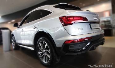 Защитная планка на задний бампер Audi Q5 Sportback фото