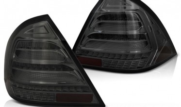 Темные задние фонари MERCEDES W203 2004-2007 с динамическими указателями поворотов фото