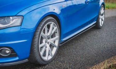 Лістви (накладки) бічних порогів Audi S4/A4/A4 S-line B8/B8 FL фото