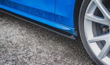 Лістви (накладки) бічних порогів Audi S4/A4/A4 S-line B8/B8 FL фото