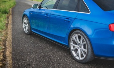 Лістви (накладки) бічних порогів Audi S4/A4/A4 S-line B8/B8 FL фото