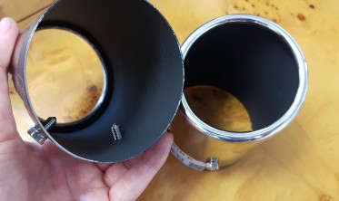 Накладка на вихлопну трубу Buzzer ZZ91N під гвинт фото