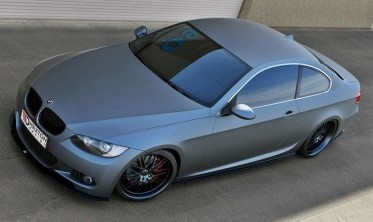 Накладка переднего бампера BMW 3 E92 M-пакет фото