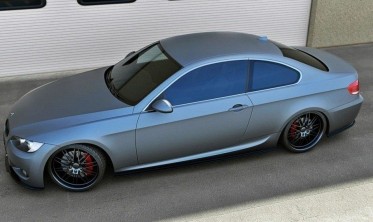 Тюнинговые листвы под пороги BMW 3 E92 M-Pack  фото