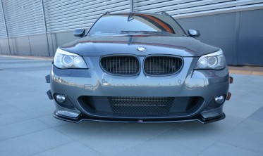 Тюнинговый диффузор под передний бампер BMW 5 E60 / 61 M-pack фото