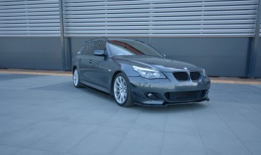 Тюнинговый диффузор под передний бампер BMW 5 E60 / 61 M-pack фото