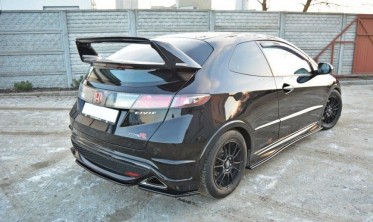 Задние боковые накладки на бампер Honda Civic 8 type S/R фото