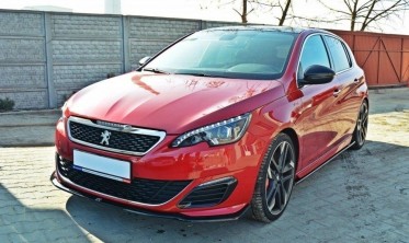 Дифузор переднього бампера Peugeot 308 II версія GTI вер.1 фото