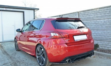 Центральная накладка на задний бампер Peugeot 308 II версия GTI фото