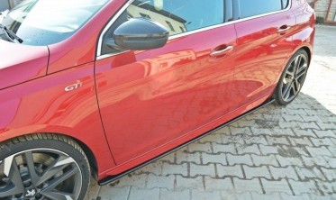 Тюнинговые накладки на пороги Peugeot 308 II версия GTI  фото