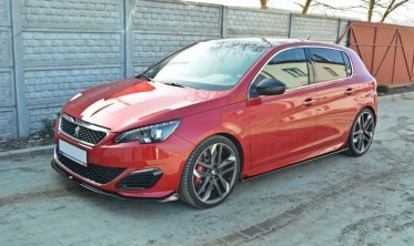 Тюнинговые накладки на пороги Peugeot 308 II версия GTI  фото