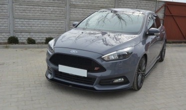 Спойлер переднего бампера Ford Focus mk3 рест. версия ST (вар.2) фото