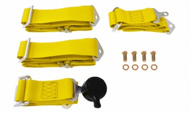 Спортивные ремни безопасности Quick Yellow фото