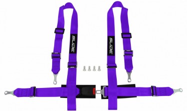 Ремни безопасности 4-точечные SLIDE Purple фото