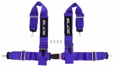 Ремни безопасности 4-точечные SLIDE Purple фото