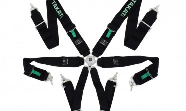 ремни безопасности 6 точек в стиле Takata harness Black с быстрым замком фото