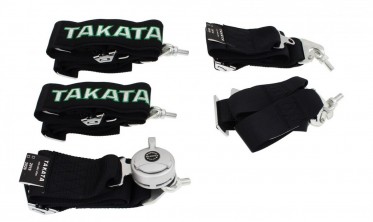 ремни безопасности 6 точек в стиле Takata harness Black с быстрым замком фото