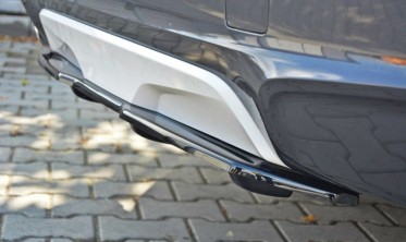 Центральный диффузор заднего бампера BMW X4 F26 M-pack фото