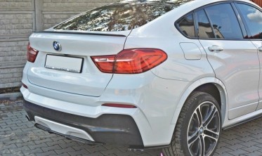 Центральный диффузор заднего бампера BMW X4 F26 M-pack фото